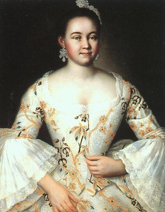  Ivan  Vishnyakov Portrait of Stepanida Yakovleva oil painting image